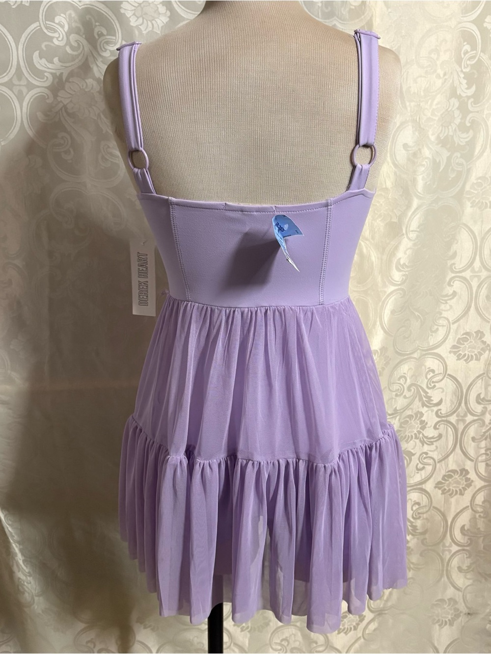 NWT- Derek Geart corset pirouette mini athletic  dress with skirts size m - Picture 5 of 16